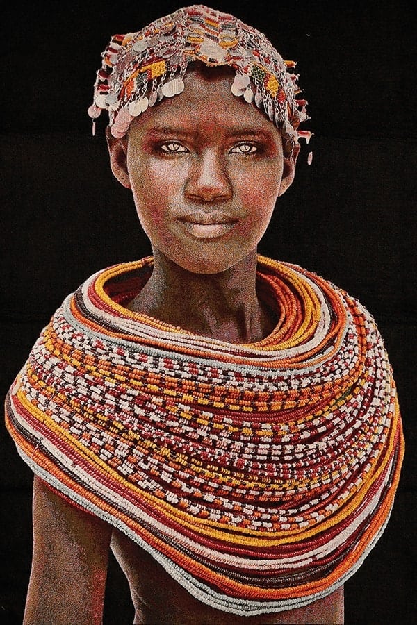 Gobelinbild Samburu Girl