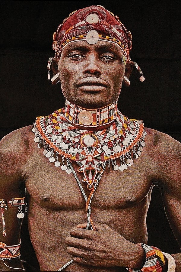 Gobelinbild Samburu Man