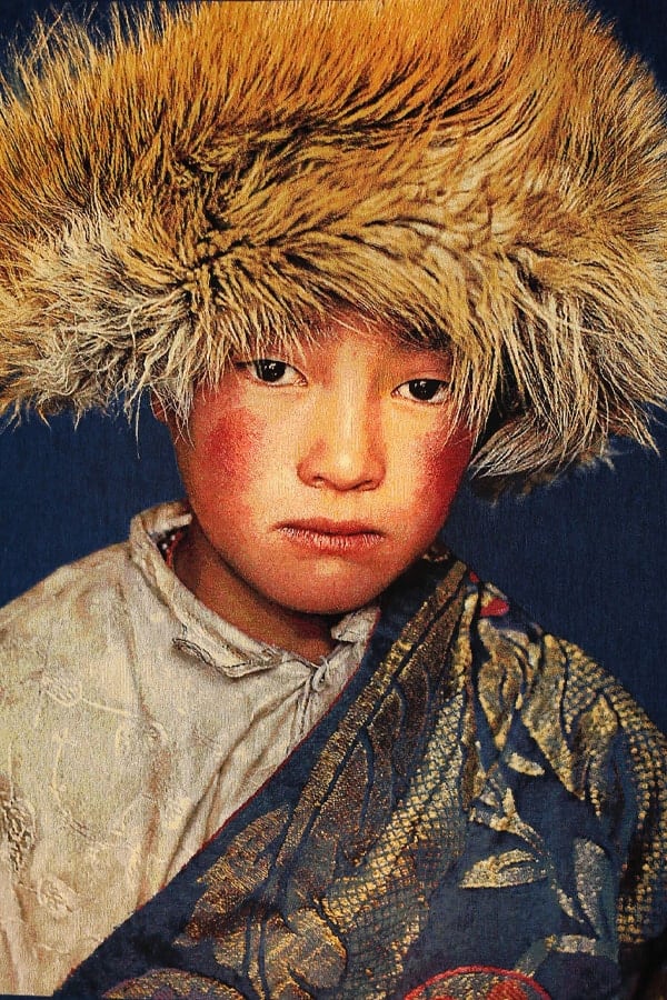 Gobelinbild Tibetan Boy