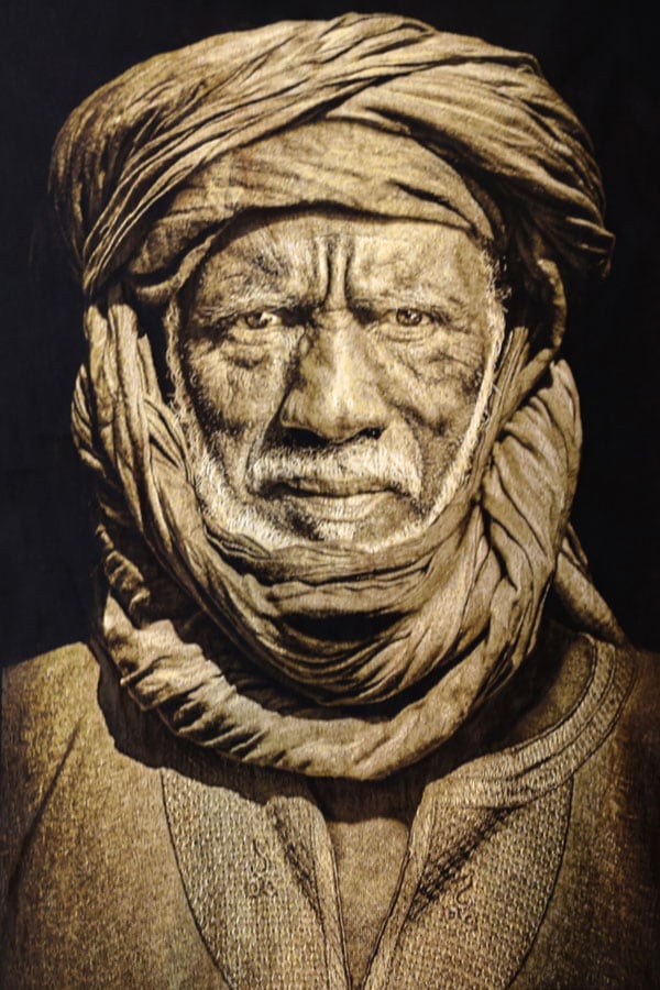 Gobelinbild Tuareg Man